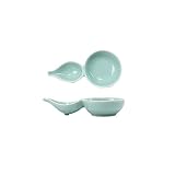 Salaterka w kształcie tykwy wielofunkcyjne ceramiczne danie sosy danie przyprawy sushi miska do maczania przystawek talerze do serwowania naczyń spodki miska (2 przegródki) miska na przekąski