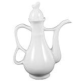 Ceramiczny dzbanek do sake Pojemnik na napoje Pojemnik na wino Butelka wina z tykwy Japoński ceramiczny dzbanek na wino Akcesoria do wina Ceramiczny czajnik do wina Pojemnik na wino do domu Białe Sush