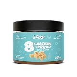 LoCCo Krem Niskokaloryczny 8 kcal – Spread o Smaku Krówki Bez Cukru – Keto, Low Carb, Vege – Bez Oleju Palmowego i Glutenu (Smak Krówka, 300g)