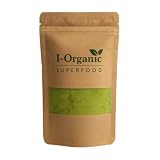 I-Organic Organiczna chińska matcha 100g, Zielona herbata w proszku, Bogata w antyoksydanty L-teaninę kofeinę, Wspomaga metabolizm, Poprawia koncentrację i poziom energii