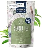 Zielona Herbata Sencha Monte Nativo (200g) - Sypka Najwyższej Jakości - Herbaciany Prezent - Herbata Ziołowa