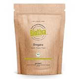 Biotiva Oregano heblowane Bio 250 g - Origanum - przyprawa - uprawa biologiczna - napełniona w Niemczech (DE-ÖKO-005)