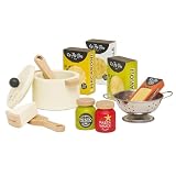 Zestaw organicznych makaronów drewnianych