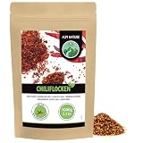 Alpi Nature Płatki Chili 1kg, Suszone Papryczki Chili Capsicum Annuum, Ostre Płatki Chili do Gotowania
