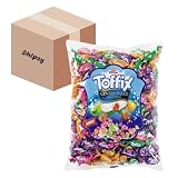 Elevan Toffix Cukierki owocowe nadziewane 100% sokiem owocowym + Shipsy Box