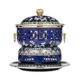 ChińSki Miedziany Garnek Do Gotowania WołOwiny Mongolski Garnek Do Gotowania WołOwiny Stary PekińSki Garnek Cloisonne Domowy Garnek Do Gotowania ZapasóW Petit Pot Shabu,D