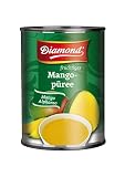 DIAMOND Przecier mango, delikatne puree z mango Alphonso, konserwa owocowa w puszce – 1 x 850 g
