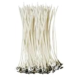 CZ Store® – Knoty do Świec | 50 szt. | 15 cm | ✮DOŻYWOTNIA GWARANCJA✮ | Naturalne Knoty Bawełniane 100% z Woskiem Sojowym | Do Świec DIY | Gratis Poradnik PDF