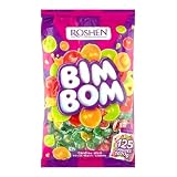 ROSHEN Cukierki Bim Bom karmelki twarde z płynnym owocowym nadzieniem 1kg