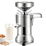 TYASWDZSW Profesjonalny Blender Do Mleka Sojowego 1100W, Automatyczne Oddzielanie Pulpy, 25kg/h, Młynek Do Tofu, Mleka Migdałowego, Stal Nierdzewna, Łatwe Czyszczenie