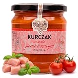 Kurczak w sosie pomidorowym z bazylią 400g - Schronisko Bukowina