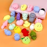 Mini Squishy Pack, miękkie zabawki Moji, 24 sztuki, zabawki Fidget Toys, mini Kawaii ze zwierzętami Squishies, torebki imprezowe, wypełniacz, antystresowe, zabawki dla dzieci i dorosłych, na Boże