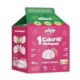LoCCo Słodkie Bezy Bez Cukru 1 kcal Malinowe - Niskokaloryczna Przekąska ze Stewią, Keto, Low Carb, Bogate w Białko i Błonnik, Dla Diabetyków