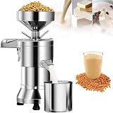 TYASWDZSW Przemysłowa Maszyna Do Mleka Sojowego 1100W Z Automatycznym Separatorem Pulpy, 25kg/h Wydajność, Do Produkcji Tofu, Napojów Roślinnych I Orzechowych W Kuchniach Profesjonalnych