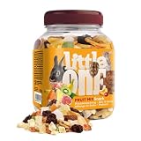 Little One Fruit Mix | 180 g | Karma uzupełniająca dla gryzoni i królików karłowatych | Z suszonymi owocami, takimi jak banan, ananas, rodzynki, kokos i nie tylko