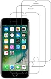 QUITECO Ochraniacz ekranu do iPhone 7 / iPhone 8 / iPhone SE 2020 / iPhone SE 2022 [3 sztuki] szkło hartowane na ekranu, screen protector ochronne ekran