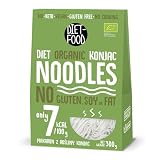 Diet-food - Bio makaron Shirataki – niskowęglowodanowy makaron konjac – niskokaloryczne wegańskie produkty spożywcze, bez tłuszczu, soi, bezglutenowy, rozpuszczalny w wodzie, dietetyczny