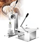 Baozi Maker - stalowa chińska maszyna do robienia bułek, półautomatyczna do gotowania pysznego bao na parze, ręczna forma do łatwego użycia i doskonałych bułeczek