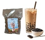 Perełki z tapioki Kajal do herbaty bąbelkowej – 1 kg | Kulki tapioki do herbaty mlecznej Boba | Idealne mlecznej Boba, kawy mrożonej, mrożonej, lodu lodowego i napojów owocowych