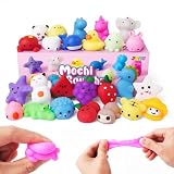 JOYIN Mochi Squishy Toys zestaw zabawek, upominek urodzinowy dla dzieci, 50 sztuk