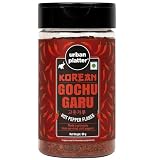 urban platter Koreański proszek do ostrej papryki Gochugaru, 80 g [gruboziarnista mielona koreańska suszona papryka chili | dymna i pikantna | Do Kimchi i innych koreańskich potraw]