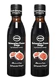 Premium krem balsamiczny figowy | z naturalnym cukrem | greckie figi owocowe balsamiczne | 2 x butelka 250 ml