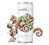 Naturalna woda kokosowa z sokiem z Arbuza. 24 x 325 ml | 100% Czystej Wody Kokosowej z Młodych Zielonych Kokosów z Wietnamu, Bez Konserwantów, Wegańska, Bezglutenowa.