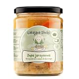 Zupa jarzynowa na wywarze z mięsa drobiowego 490 g Latające Słoiki