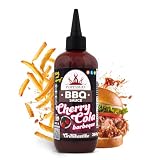 Sos BBQ Poppamies Cherry Cola Barbeque – nagradzany słodko-kwaśny smak idealny do żeberek i burgerów – bezglutenowy, wegański – 360 g