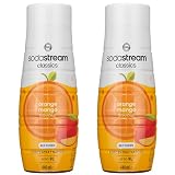 Sodastream 2x SYROP POMARAŃCZA MANGO BEZ CUKRU SOK DO WODY 9L NAPOJU