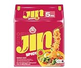 Ottogi Jin Ramen Spicy 5 szt. - makaron instant, ostry, autentyczny, koreański, 5 x 120 g, OG ASIA - 600 g
