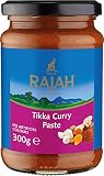 Rajah Tikka Curry pasta do przypraw – ostra pasta do przypraw oparta na popularnej angielskiej tika-curry – idealna do przyprawiania mięsa, ryb lub warzyw – 1 x 300 g