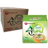 NONGSHIM - Makaron instant Soon Veggie – wielopak (8 x 5 x 112 g)