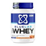 USN Blue Lab Whey (908g) Salted Caramel - Białka - Mieszanka białek serwatkowych