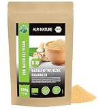 Alpi Nature Ekologiczny Proszek z Galangalu 100g, Mielony Proszek z Korzenia Galangalu do Przyprawiania
