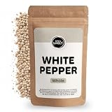 Spicy Welt Pieprz Biały Ziarnisty (100g) – Całe Ziarna do Jasnych Sosów, Żurku, Drobiu, Ryb, Zup & Purée | Łagodny, Ziemisty, Aromatyczny | 100% Naturalny, Bez Dodatków