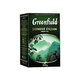 GREENFIELD Jasmin Dream - Naturalna Chińska Zielona Herbata Jaśminowa, Aromatyzowana, Liściasta, Koszerna, Bezglutenowa