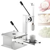 Baozi Maker, półautomatyczna maszyna do robienia koków, stalowa chińska forma do robienia bao, ręczna maszyna do robienia bułek do gotowania pysznych Baozi, parowar Bao, 400-500 bułek/H średni