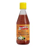 AYAM Sos z rolkami wiosennymi | Pikantny | Świeża papryka | Autentyczne Smaki Azji | Wysoka jakość | Zdrowe odżywianie | Bezglutenowe | Bez konserwantów | Format rodzinny - 400ml