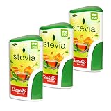 Castello since 1907 Stevia w Tabletkach - Zestaw 3 szt. (450 Tabletek) | Słodzik Bez Kalorii, Zamiennik Cukru, Keto, 0 Węglowodanów