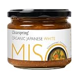 Clearspring Organiczny japoński biały niepasteryzowany słoik Miso, 270 g