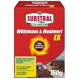 Substral Celaflor norniki i kret Ex 150 g przeciw nornikom + kretom | Natychmiastowe działanie | Odstrasza norniki i krety | Szybkie i niezawodne pogrzeszenie
