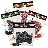 Zestaw całych meksykańskich suszonych papryczek chili. Ancho, Guajillo, Arbol i Pasilla (łącznie 300 g). Całkowicie naturalne, podstawowe papryczki chili dla autentycznego meksykańskiego smaku