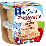 NESTLÉ DLA DZIECI - PRZEPIS - SPAGHETTI SPOSÓB CARBONARY - Od 8 miesięcy - PAKIET 2X200G
