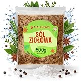 Malinowe SÓL ZIOŁOWA 500g Aromatyczna Sól z Dodatkiem Ziół