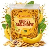 Malinowe CHIPSY BANANOWE 1kg Banany Suszone Jakość Premium