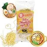 Mr. WANG Mie makaron z jajkiem 10 x 250 g - makaron instant - pomysł na smażony makaron lub zupy - szybki i łatwy – wegetariański