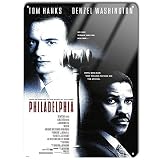 Philadelphia blaszany znak, plakat Philadelphia, film w stylu vintage, metalowy blaszany znak, plakat filmowy, dekoracja ścienna do barów, restauracji, kawiarni, pubów, 30 x 20 cm