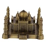 Leisurealeaneag Światowej sławy zabytek dom ozdoba prezent metalowa statuetka figurka Taj Mahal, styl 2