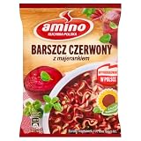 Amino Zupa błyskawiczna barszcz czerwony z majerankiem 66 g